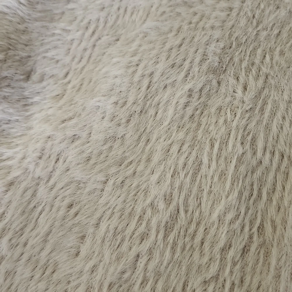 Chelsea & Theodore faux fur sweater Taupe Size Large